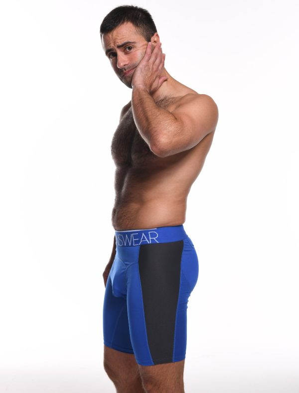 Defined Behind: Compression Shorts with Stretch - Blue Force Mode – Bild 5