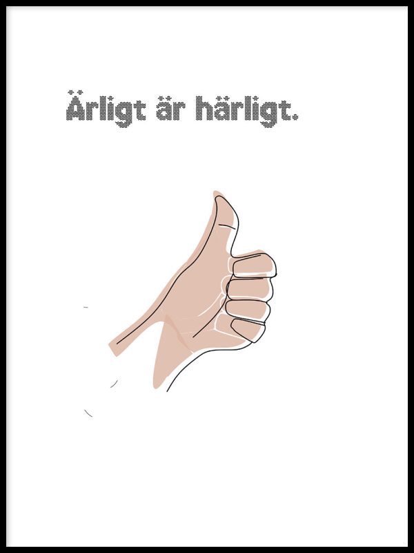 Thumbs up for honesty 2 Angebot
