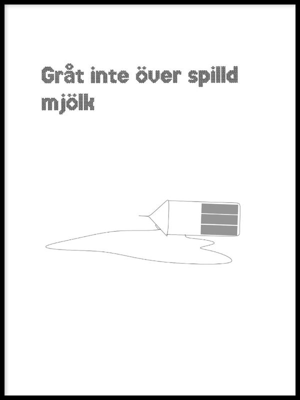 Spilled milk Verkauf