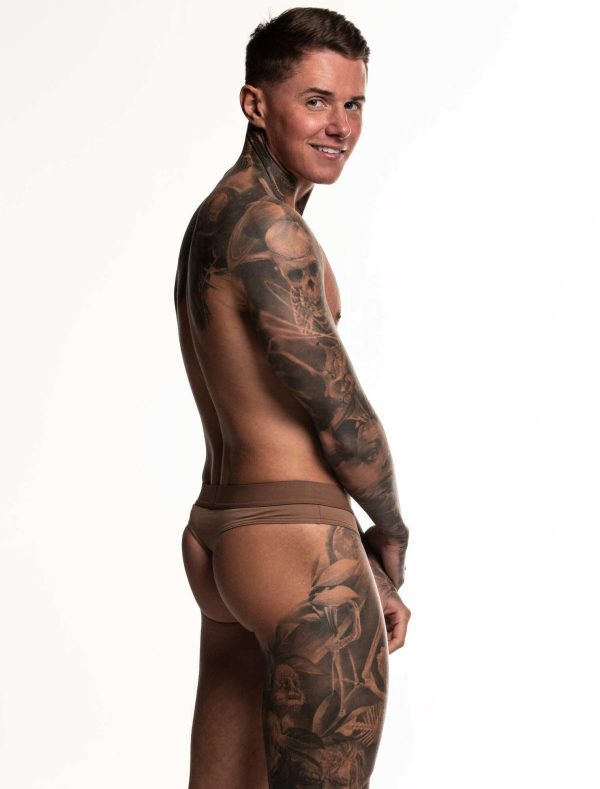 The Statement Thong - Pastel Brown Mode – Bild 3