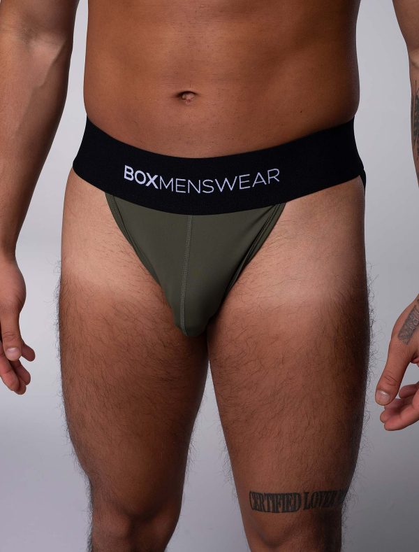 Deep Support Jockstrap - Army Green Rabatt – Bild 2