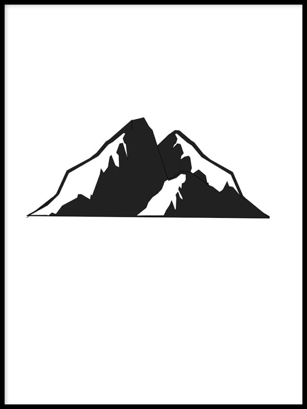 Mountains with snow Rabatt