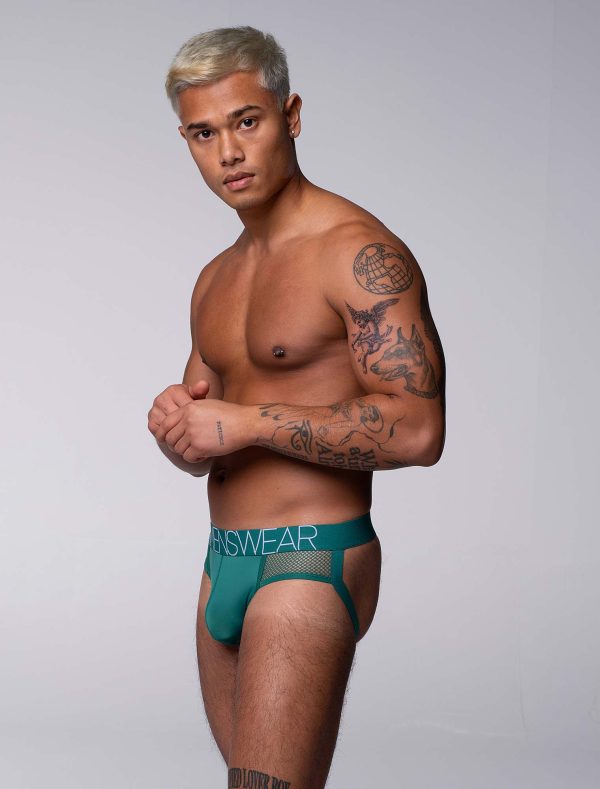 Totally Transparent Varsity Mesh Jockstrap - Evergreen Online – Bild 3