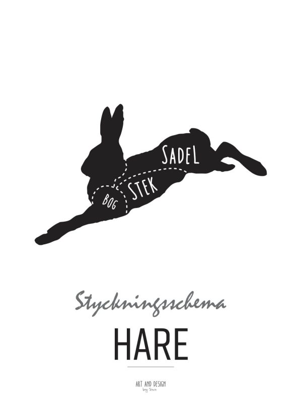 Cutting chart, Hare Rabatt – Bild 2
