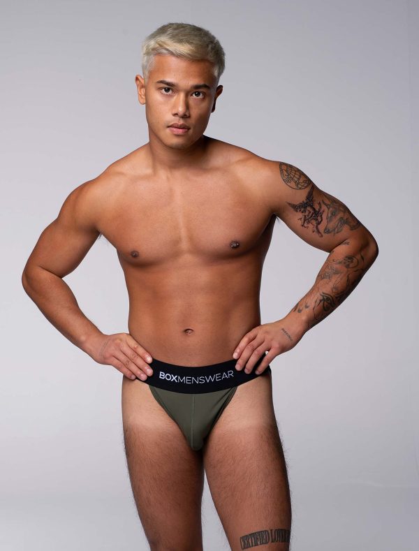 Deep Support Jockstrap - Army Green Rabatt – Bild 4