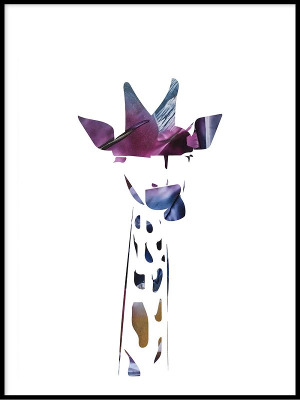 Giraffe, night Im Angebot