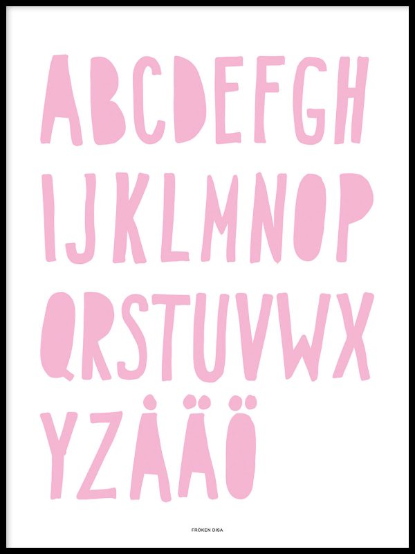 ABC, pink Rabatt