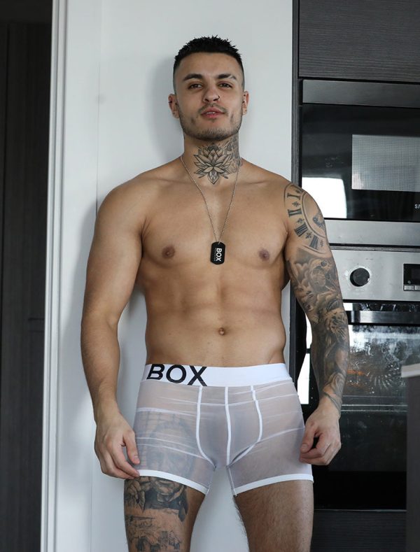All Over Mesh Boxers - White Rabatt – Bild 4