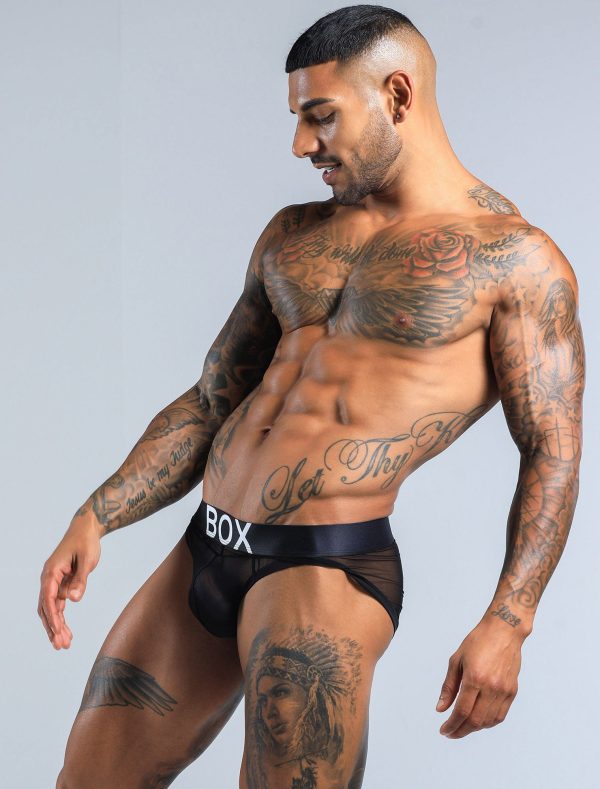 All Over Mesh Briefs - Black Im Angebot – Bild 5