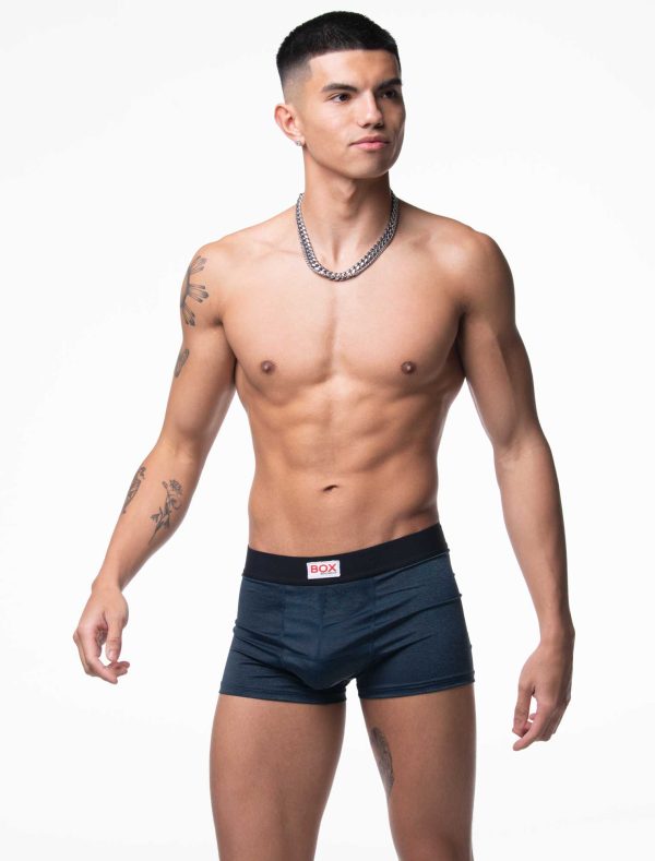 Marl Moment Boxers - Platinum Navy Rabatt – Bild 3