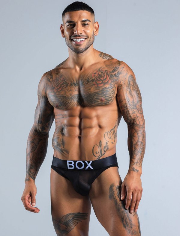 All Over Mesh Briefs - Black Im Angebot – Bild 2