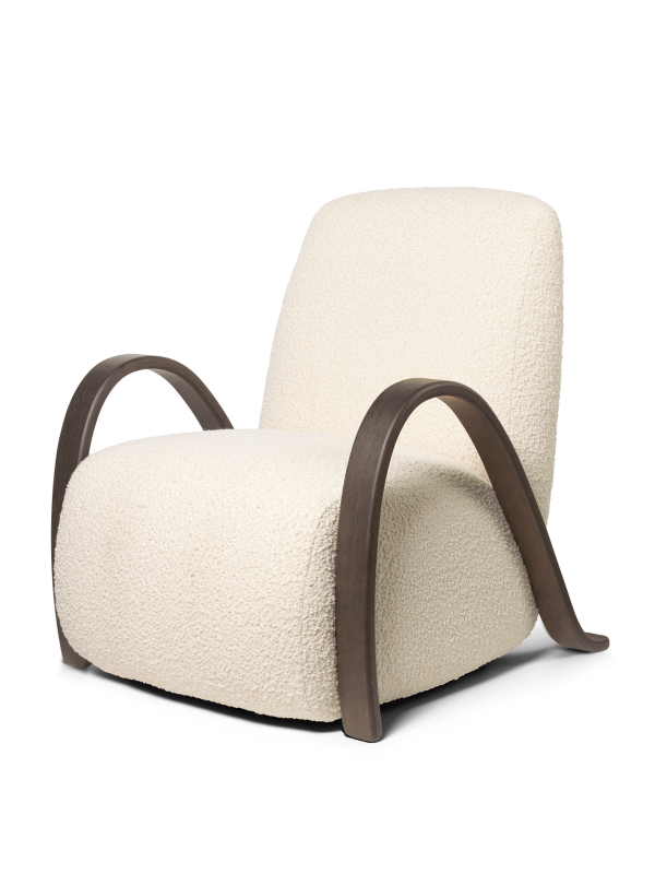 Buur Lounge Chair - Nordic Bouclé - Off-white Mode