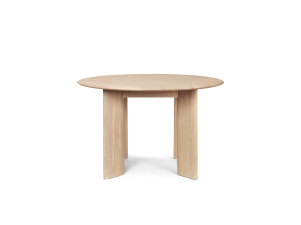 Bevel Table - Round Ø117 - White Oiled Oak Schn?ppchen