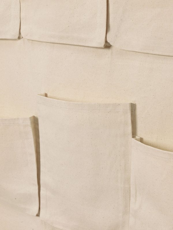 Canvas XL Wall Pockets - Off-white Jetzt online – Bild 3