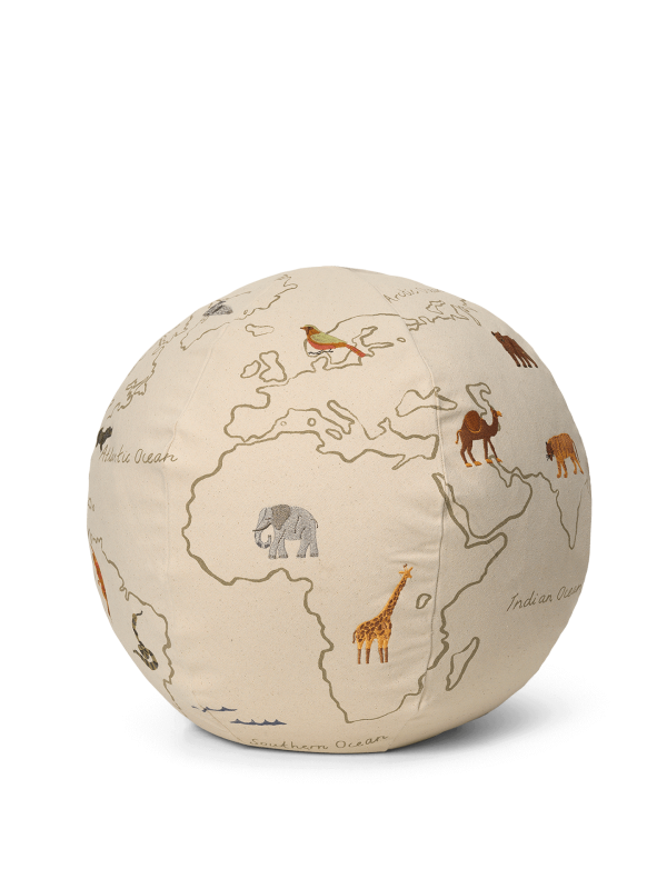 The World Pouf - Off-white Jetzt online