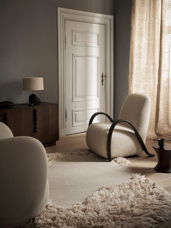 Buur Lounge Chair - Nordic Bouclé - Off-white Mode – Bild 2